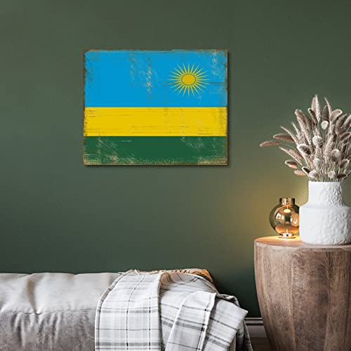 Cuadro de Ruanda Yelolyio lienzo enmarcado moderno para decoracion 6