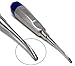 Dental Luxating Elevator Curved 3mm, Blue Handle, Stainless Steel