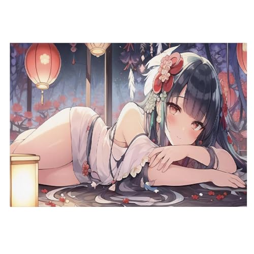 Póster de lienzo moderno LIAZLIUT de 40x60 cm con diseño de paisaje artístico y cómic de anime