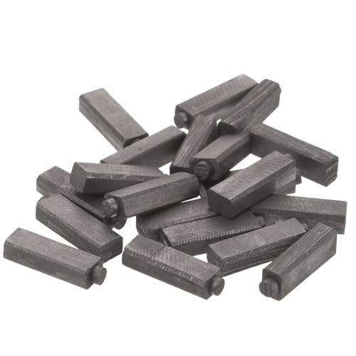 INOOMP Escobillas de Carbón para Motor de Secador de Pelo, 20 Piezas de Repuesto Compatibles Secadores Eléctricos de Alta Potencia para Peluquería, Accesorio Durable de Carbono