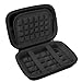 Lacdo Externe Festplattentasche Hard Drive Case für Toshiba Canvio Basics/Canvio Flex/Canvio Gaming/Canvio Advance 2.5" HDD 1TB 2TB 3TB 4TB 5TB USB 3.0 Stoßfest Wasserdicht, Schwarz+Schwarz