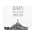 Believe Impossible Black White Quote Cleaning Cloth Screen Cleaner 2pcs Suede Fabric