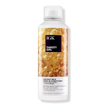 IGK THIRSTY GIRL Coconut Milk ترك في بلسم | Hydrate + تقوية + فريز كونترول | نباتي + خالٍ من القسوة | 5 أوقية   