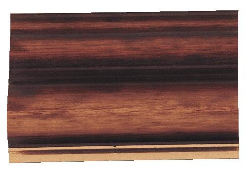 Picture Frame Moulding (Wood) 100ft Bundle - Traditional Walnut Finish - 1.5" Width - 7/16" Rabbet Depth