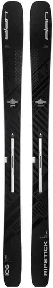 Amazon | Elan Ripstick 106 ブラックエディション スキー (スキーのみ Amazon | Elan Ripstick 106 ブラックエディション スキー (スキーのみ