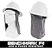 Flame Resistant FR Hard Hat Liner Sun Shade - Made in The USA