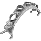 Gadpiparty Dog Design 4-Hole Wine Stoppers Stand Bottle Stopper Bouquet Alloy Wine Bottle Stopper Holder Stand Decorative Stoppers Corks Rack Wine Accessories