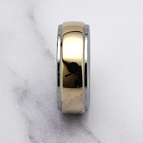 100S JEWELRY Engraved Tungsten Wedding Band