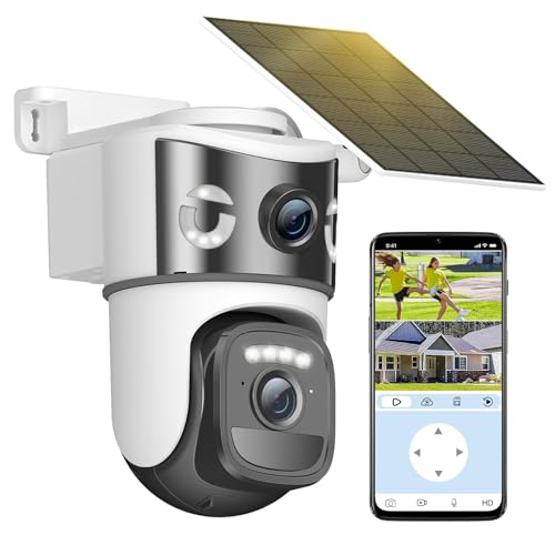 4K Wireless Solar Security Camera with Night Vision