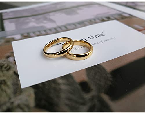 ZKXXJ Personalized Wedding Bands Sets for Him and Her,2Pcs Tungsten Carbide Custom Name Date Coordinates Engraved Couple's Ring Set Customized Couple Jewelry for Valentine's Day,Promise Gift4