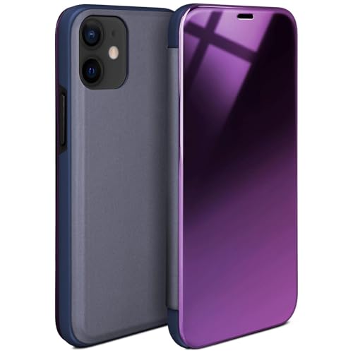 Coque iPhone 12 Mini fine bleu laqué idéale pour le quotidien urbain