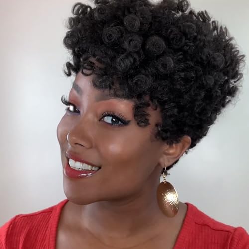 MIMAN 5 Packs 10 Inch Short Curly Crochet Hair...