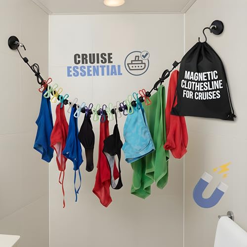 Magnetic Clothesline for Cruise Staterooms – Cabin Approved Travel Clothes