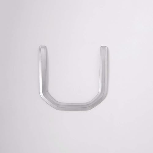 Miniatura 8 de CHEYA Para Land Rover Discovery 5 LR5 L462 2017-2019 para Range Rover Sport 2014-19 coche ABS cromo mate plata volante lentejuelas cubierta para