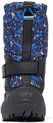 Columbia Youth Unisex Powderbug Forty Print, Black/Laser Lemon, 4 | Image 7