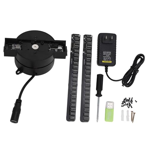 RiToEasysports 3D Hologram Fan, WiFi LED Holographic Display 176 Degree Viewing Angle with 224 LED Beads for Shop Party Bar Halloween (US Plug)