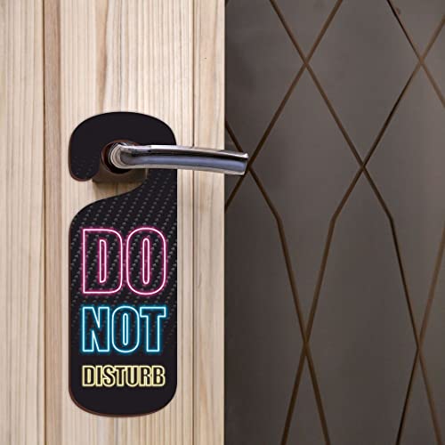 Image of CVANU Do Not Disturb Wooden Door Sign Hanger Size(24cm x 8.5cm) cv75
