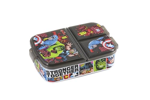 SKi Homeware Trio 3 Compartment Bento Lunch/Snack Box For Your Ki...