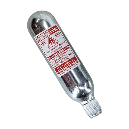 Hit-Air CO2 Replacement Cartridges – 50cc – Compatible with Hit-Air Motorcycle & Equestrian Airbag Vests – Easy Install – Fast-Inflating Safety Refills
