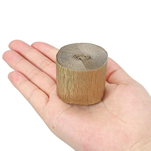 Meccanixity Crepe Paper Streamers 3 Rolls 32Ft In 3 Colors For Rainbow Party Decorations Wedding Ceremony Birthday Christmas Decoration(Silver Tone/White/Gold Tone) #TOP4