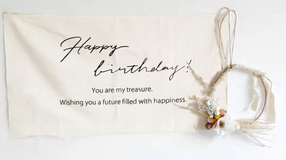 Amazon.co.jp: FAMULIA バースデー タペストリー 横 横長 誕生日