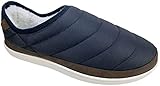 DOCKERS Men's Slippers Nylon Body Step-In, Navy, Size 12