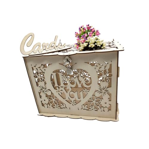 Caja de madera para bodas donde proteger los deseos más alegres de tus invitados 2