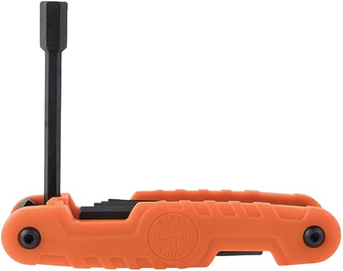 Miniatura 9 de Klein Tools - 70550 Juego de llaves hexagonales, 11 tamaños SAE, herramienta de llaves hexagonales, plegable, muy resistente con llaves hexagonales