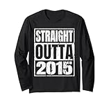 straight outta 2015 classic years birth of birthday vintage maglia a manica
