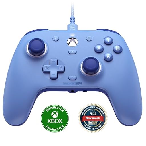 GameSir G7 SE Mando con Cable para Xbox Series X|S, Xbox One & Windows 10/11, Plug and Play Gamepad para Juegos con Joysticks de Efecto Hall, Conector de Audio de 3,5 mm (Azul) | Ya disponible en tu tienda friki favorita! En mundofriki.es!