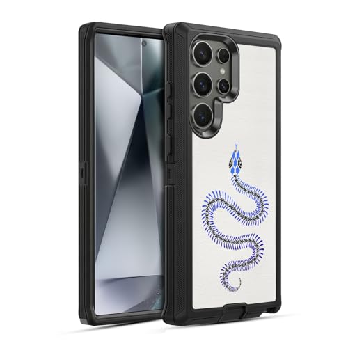 Étui Squelette de Serpent Galaxy S24 Ultra Head Case Designs Ultra-Blindé