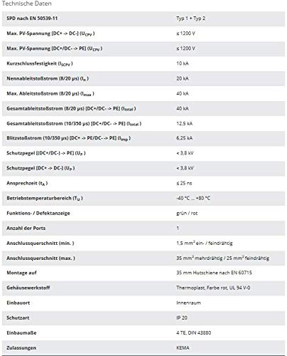 DEHN 900070 DEHNcombo YPV - Scarico combinato per