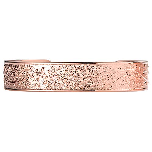 Divoti Custom Engraved PVD Rose Gold Medical Alert Bracelets for Women, Stainless Steel