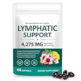 Lymphatic Drainage Supplements, Lymph System Support Supplement for Women & Men, Promotes Healthy Circulation & Fluid Balance, Natural Herbal Blends - 60 Softgels