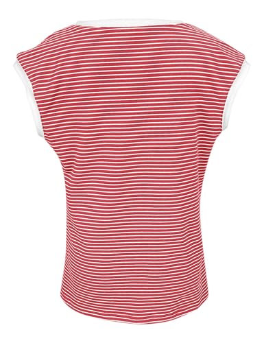 Vivitulip Girl’s Cap Sleeve Summer Tops Color Block Striped Loose Fit Kid’s Cami Shirts3