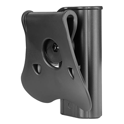 Left Handed Gun Holster For Glock 19/23/32 Gen 1/2/3/4, Glock 19X, Paddle Holster Owb, 360° Adjustable Tactical G19 Holster, Trigger Release, Open Carry Holster #TOP4