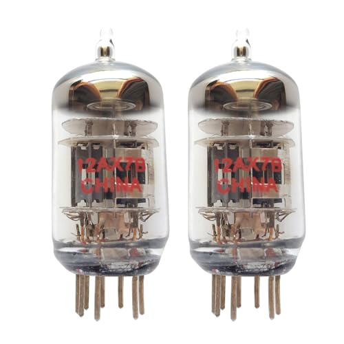 The Newly Improved Shuguang 12AX7B Vacuum Tube Replaces 7025 ECC83 12AX7 6N4 Electronic Tube Power Amplifier HIFI Audio Amp Kit DIY Preamplifier (2pcs Matched Pair)