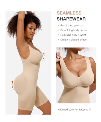 Lover-Beauty Women's Shapewear Bodysuit Tummy Control Seamless Butt Lifter Full Body Shaper Sculpting Body Suits3