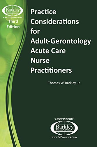 Practice Considerations for Nurse Practitioners in Acute Care (3rd Edition)