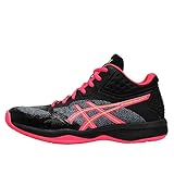 asics schuhe schwarz herren Twisstrust-System ASICS Damen Netburner Ballistic FF MT Volleyballschuhe, Schwarz (Black/Laser Pink 001), 38 EU
