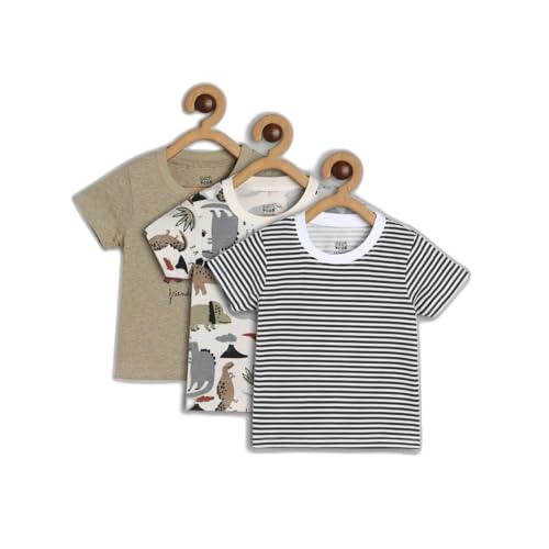 Image of Miniklub New Born and Baby Boys T-Shirt, 12-18M, Multi