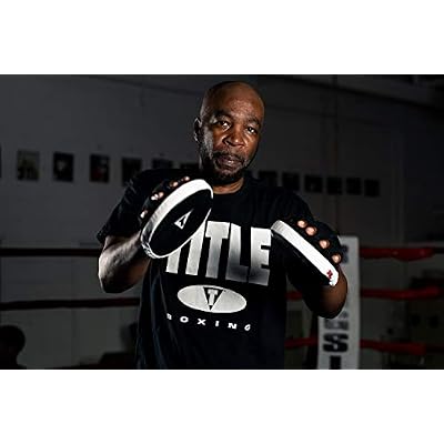 TITLE Boxing Gel Tech Punch Mitts 2.0, Black - Boxing Pads, Muay Thai, Focus Mitts, MMA and Kickboxing Equipment