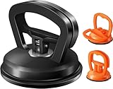 Ptyism 3 Piezas Ventosas para Coche(Amarillo+naranja) Sacabollos Ventosa丨Quita Abolladuras Coche,Saca Abolladuras Coche Para Reparar Abolladuras de Automóviles levantar Vidrios,Objetos en Movimiento