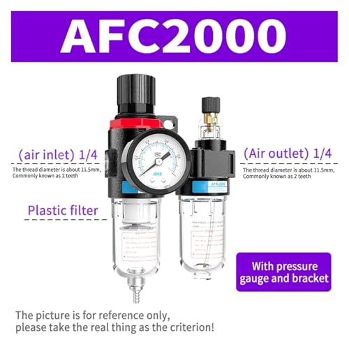 Régulateur piège filtre AFC2000 G1/4 pour compresseur d'air - 3