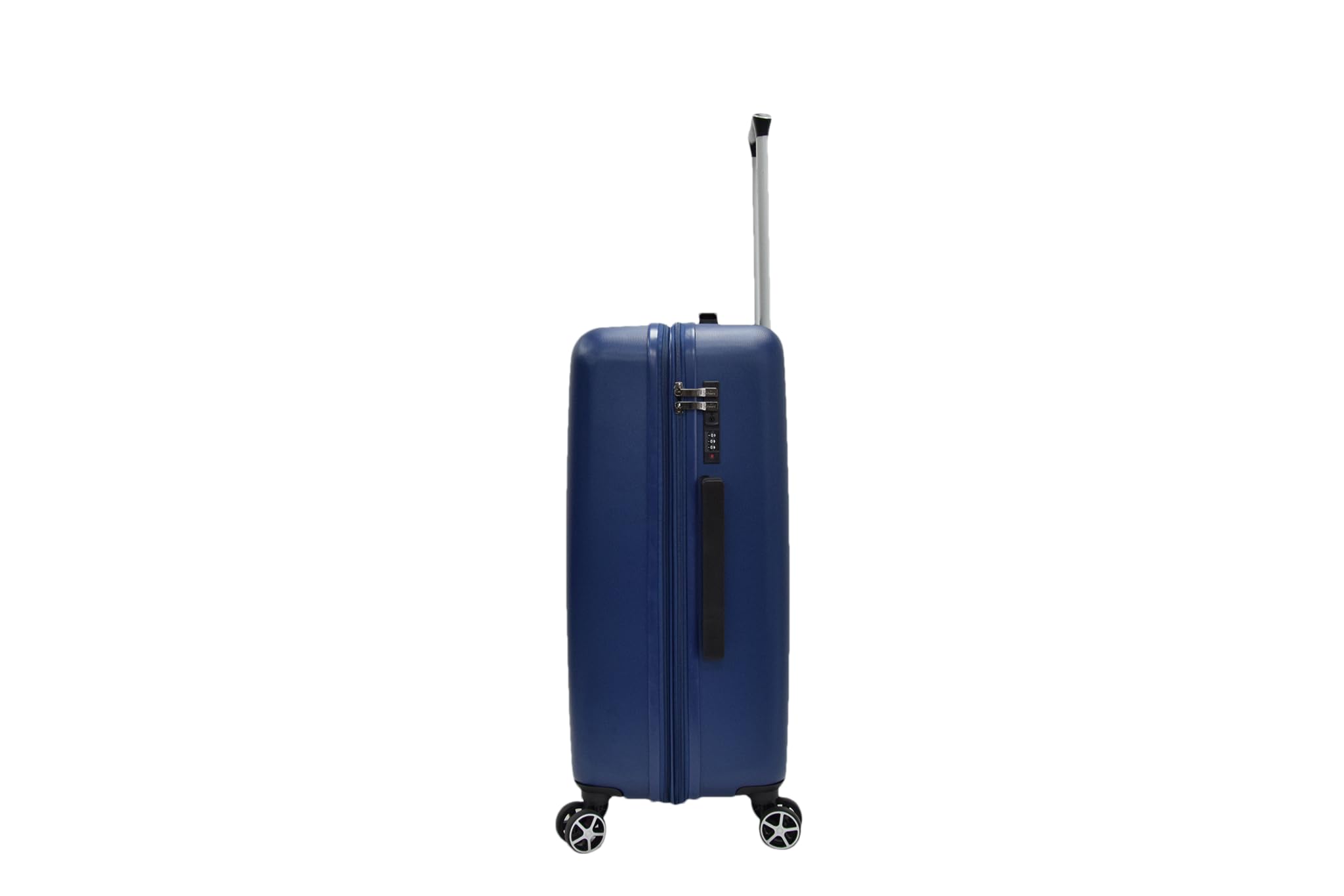 Valigia Media 68x47x26/31 cm – Espandibile, Rigida in ABS, 4 Ruote Doppie Silenziose, Chiusura a 3 Cifre, Leggera e Resistente – Ideale per Viaggi di 3-5 Giorni (Blu, Medio)