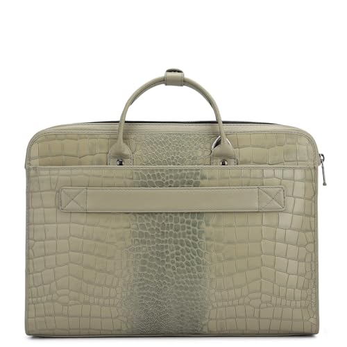 Image of Da Milano Leather Laptop Bag - Fits Upto 15 inch Laptop (SL-10051M-B)