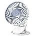 Mini Ventilator Clip, Ventilator Leise, 3 Geschwindigkeiten, starker Luftstrom, kleiner Lüfter mit stabiler Klemme, leiser persönlicher Tischventilator und Clip-Lüfter Für Schlafzimmer, Büros, Camping