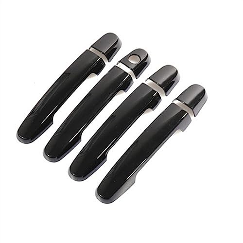 Garnitures de poignées Audi C1 MK2 style noir brillant finition luxe