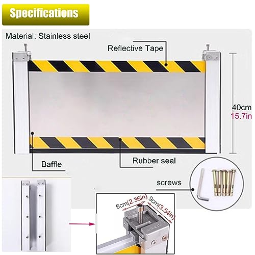 Barrière anti-inondation pour entrepôt et porte d'entrée en acier - 4