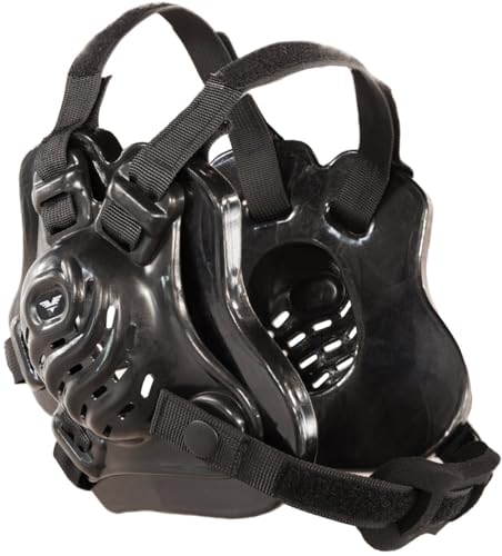 Wrestling Headgear - Ear Guard - Ultra Soft Ear and Head Guard - The ONE (Black/Black/Black, Youth) by Victory Martial Arts - Used condition - US$15.79